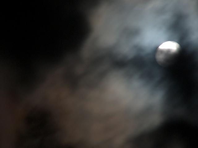 The Thanksgiving Full (but Cloudy) Moon