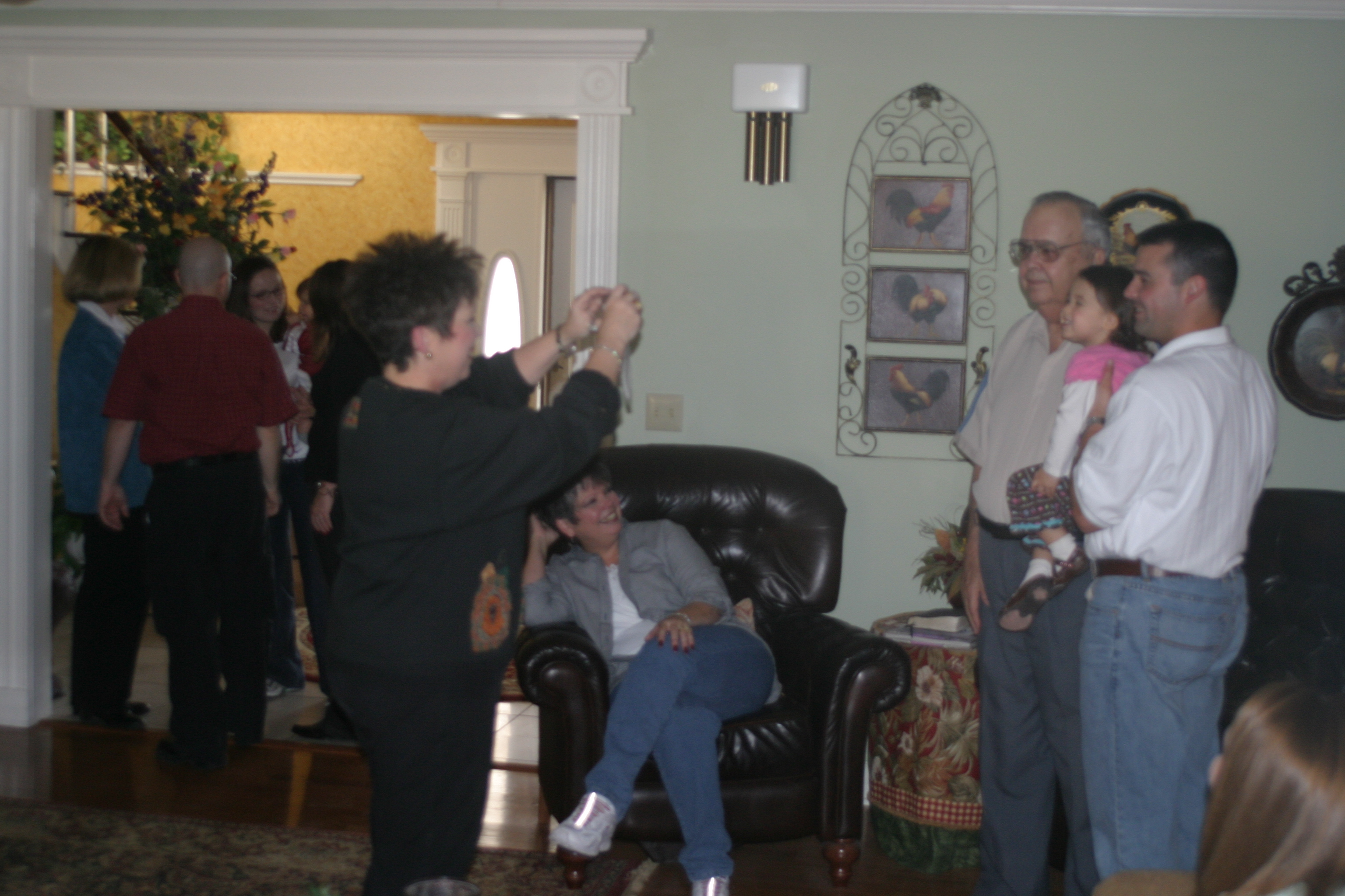 Janet taking Thanksgiving pictures