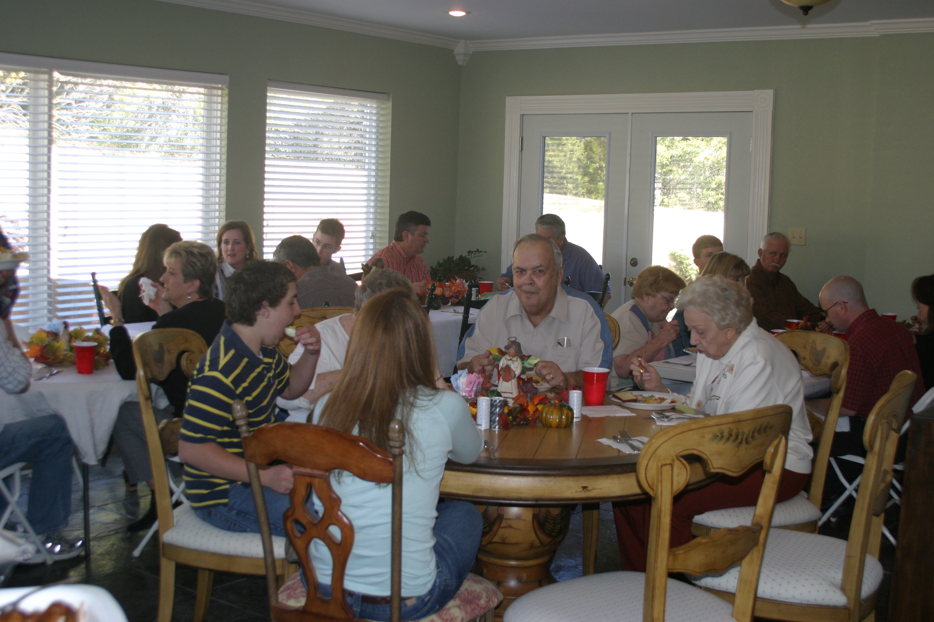 The Thanksgiving crowd