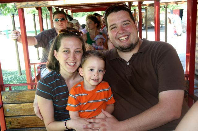 Wow, a family picture that's NOT self-taken -- thanks Tracy!