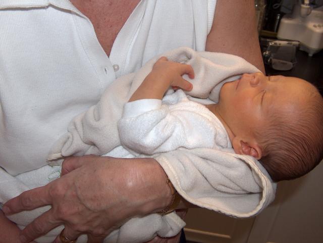 Ty's First Bath - January 1, 2006