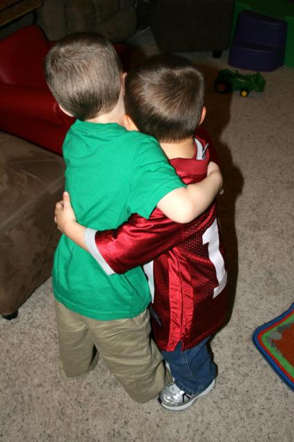 Happy birthday hug