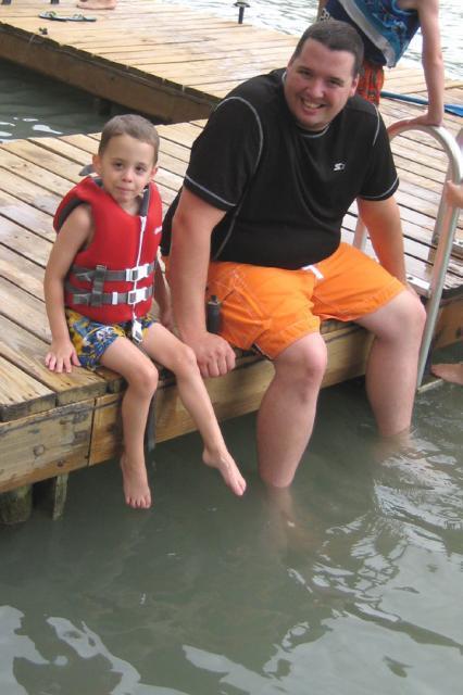 Sitting on the dock