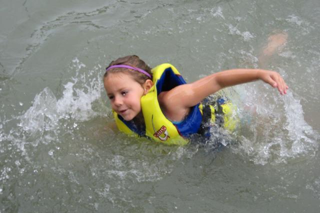 Swimmer Charli
