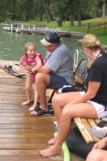 Fun on the dock
