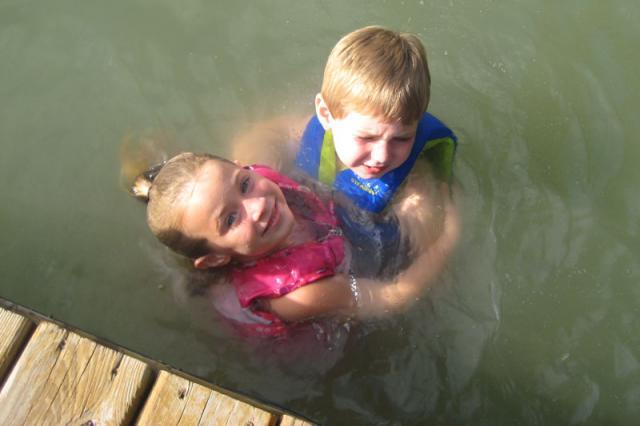 Swim hug
